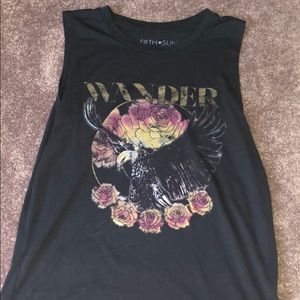 Fifth Sun graphic Tank Tee size Small
